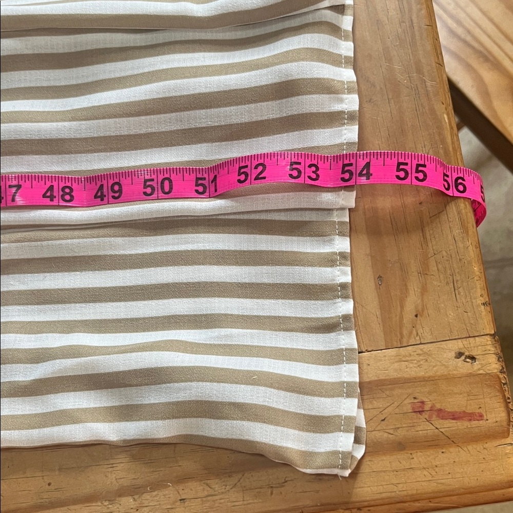 Show Me Your MuMu Cream and Tan Striped Maxi Dress - Picture 8 of 9